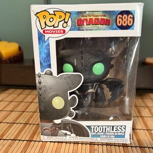 Funko Pop! Movies Toothless Action Figure - Black and Green